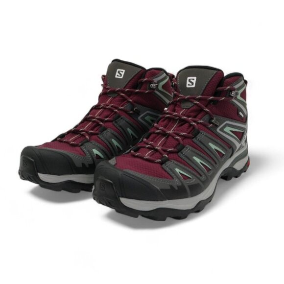 Salomon Women's Size 8.5 X Ultra Pioneer Mid Clima Waterproof Hiking Boots - Picture 8 of 16